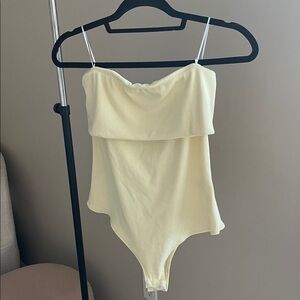 Elegant Yellow Camisole Top